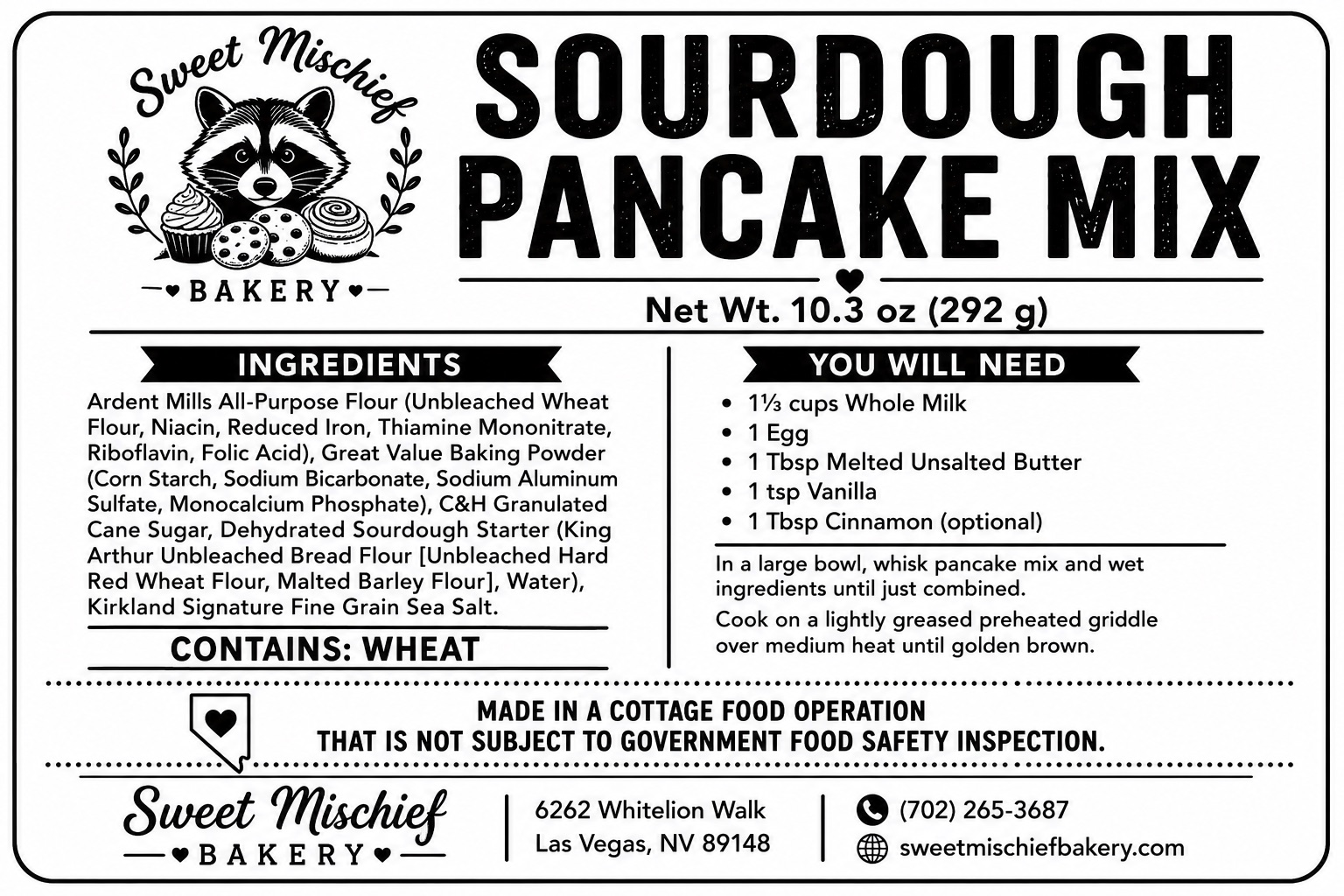 Sourdough Pancake Mix