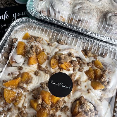 4PK Peach Cobbler Cinnamon Rolls