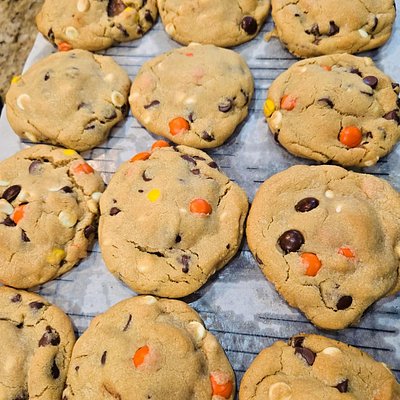 Reeses Stuffed PB Cookie