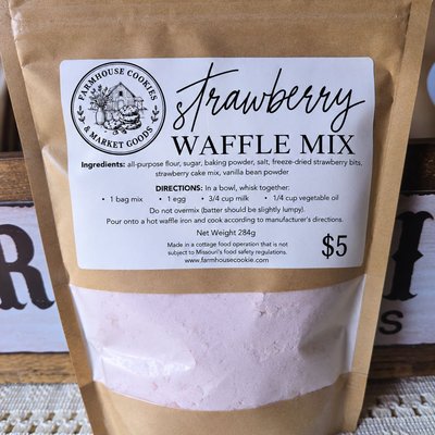 Strawberry Waffle Mix