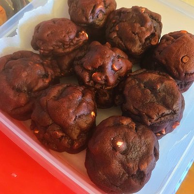 Brownie Stuffed Red Velvet Cookies