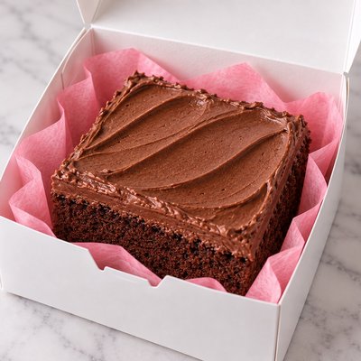 Classic Chocolate Cake Slice 