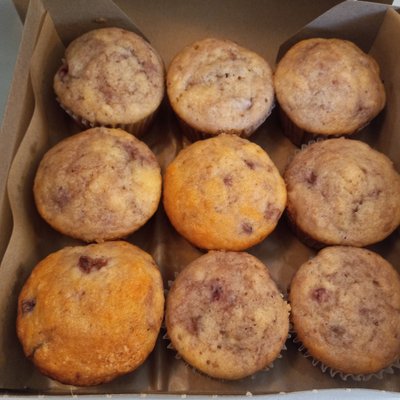 Strawberry Rhubarb Muffins - 9