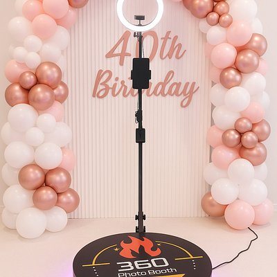 360 Video Booth- $350 (2 hours) Each additional hour is $100 extra