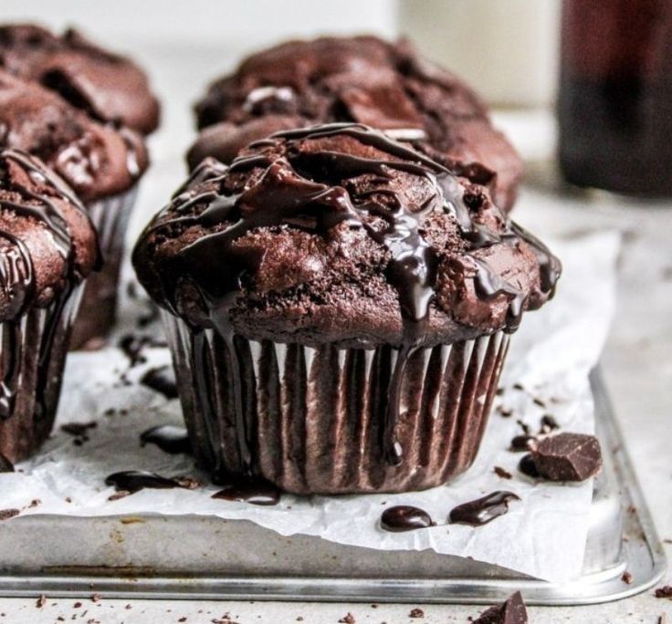 Double Chocolate Chip Muffins 