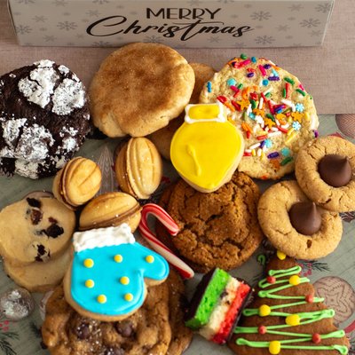 Christmas Cookies Assorted Box Of 18