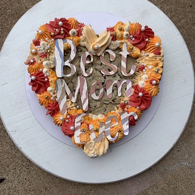 9” Heart Shaped Cookie Cake 