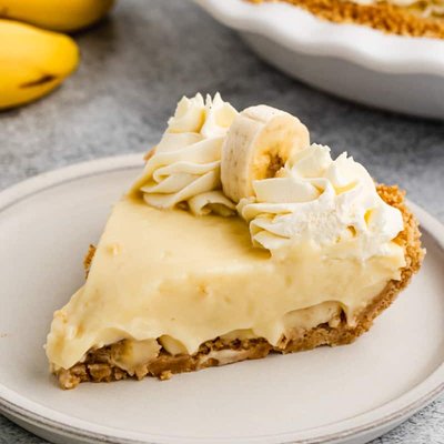 Old Fashion Banana Cream Pie 