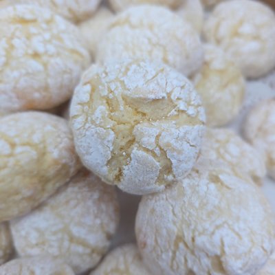 Lemon Crinkle Cookies 🍋 