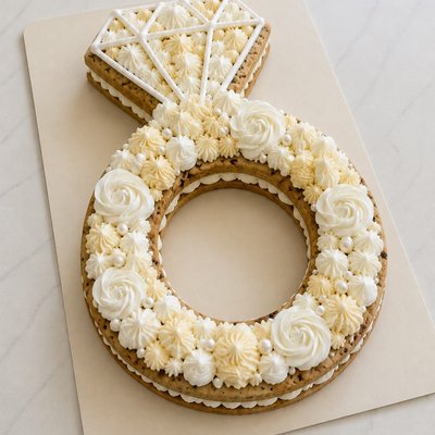 Deluxe Bridal Shower Cookie Cake Package