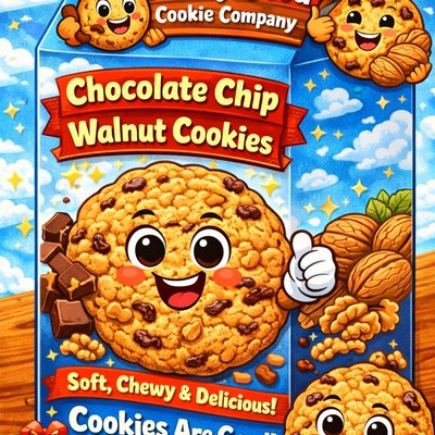 Chocolate Chip Cookies With Walnuts 