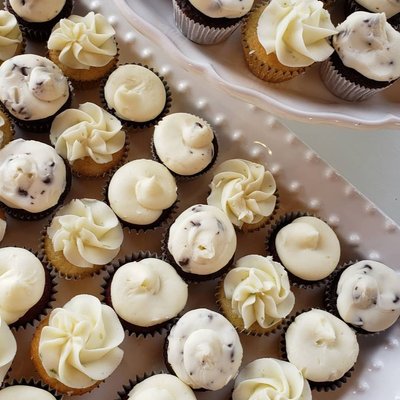 Mini Basic Cupcake Kisses (Colored Icings and/or Sprinkles)