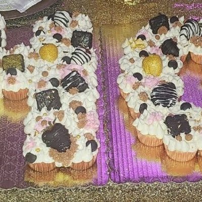 Cupcake Number Cakes