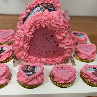 6 Inch Side Burn Cake 