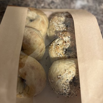 Sourdough Bagels Plain (6ct)