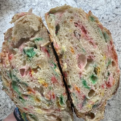 White Chocolate Funfetti Boule