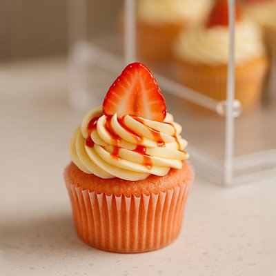Strawberry Cupcakes (12)