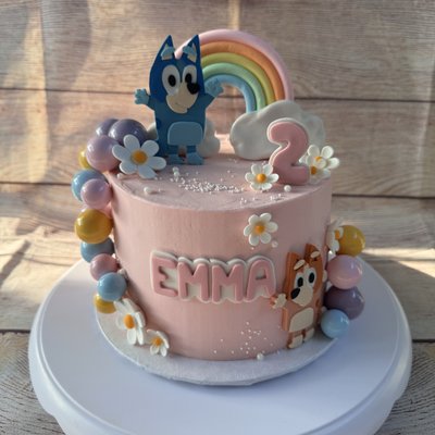 Buttercream Custom Birthday Cake 6” 1 Tier 