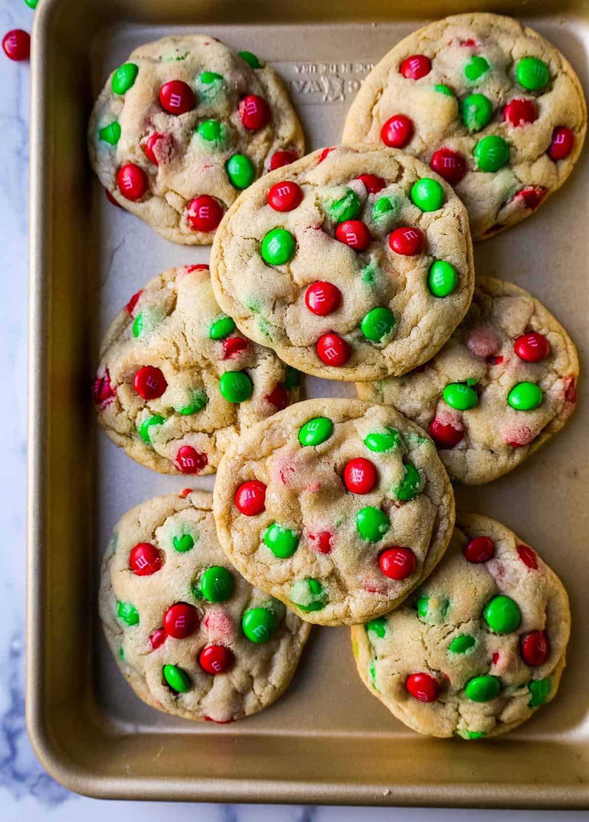 4 Pack • Christmas M&M Cookies