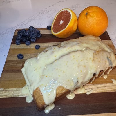 Orange Blueberry Pound Cake
