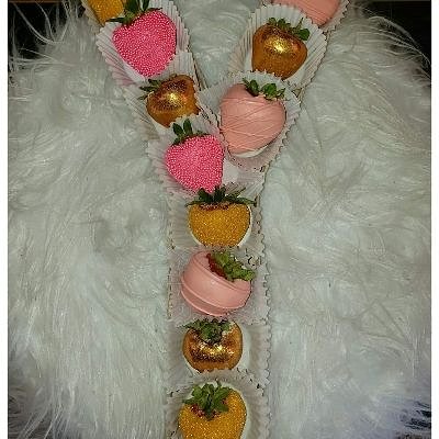 Letter Strawberry Tray 