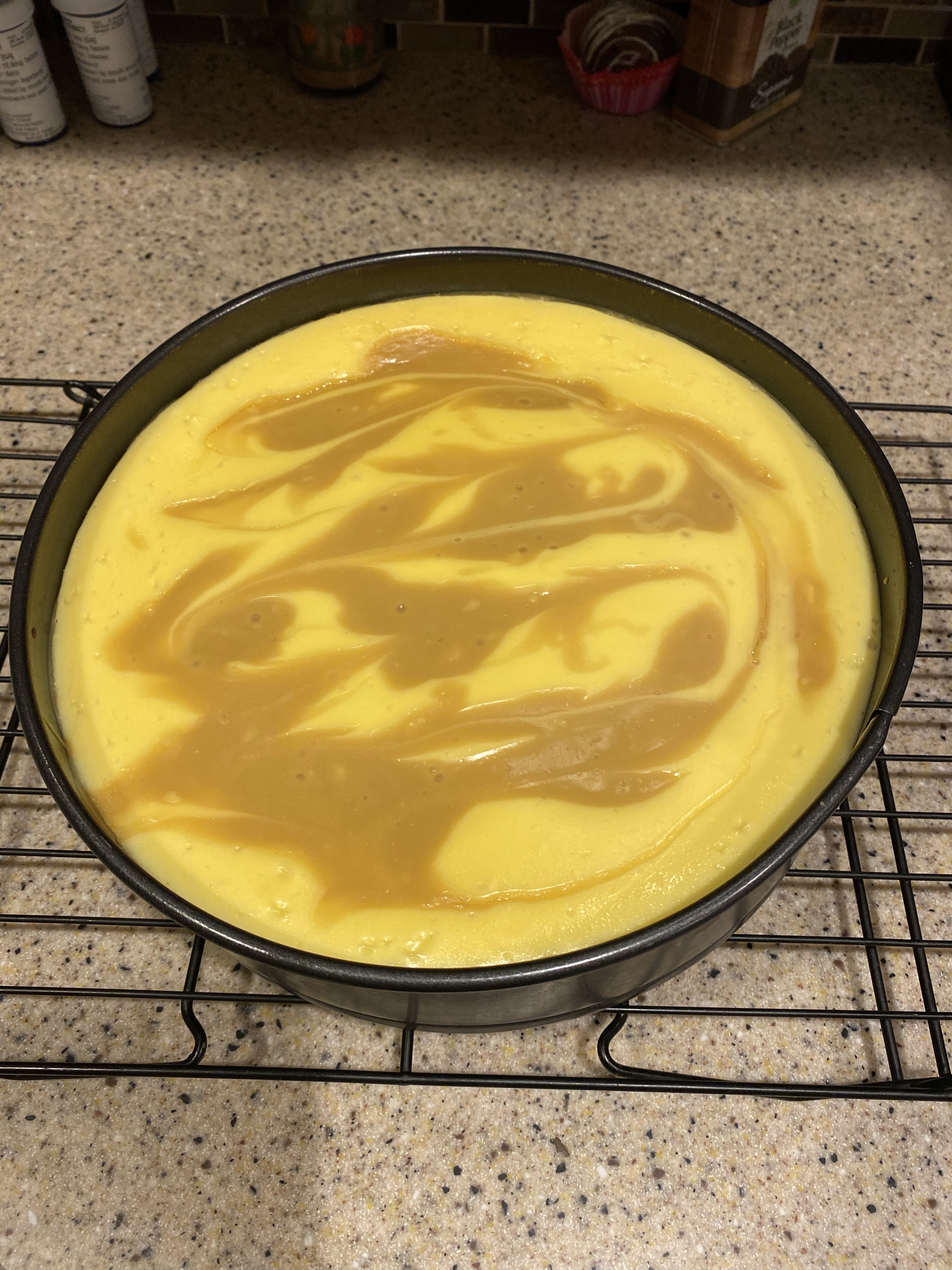 Dulce de leche cheesecake