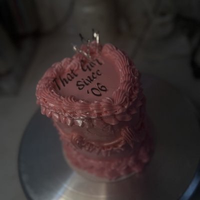 4”  3 Layer Heart Or Round Cake