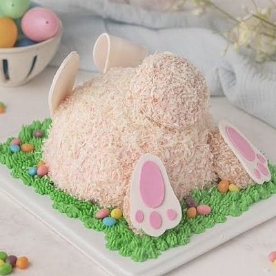 Bunny Butt Cake 