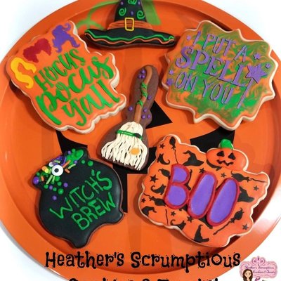 Hocus Pocus Halloween Sugar Cookies
