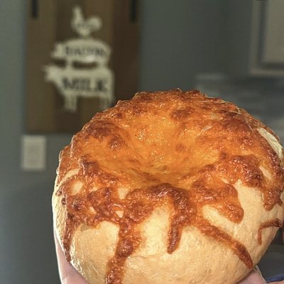 Cheddar Sourdough Bagels