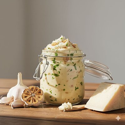 Roasted Garlic & Parmigiano Butter