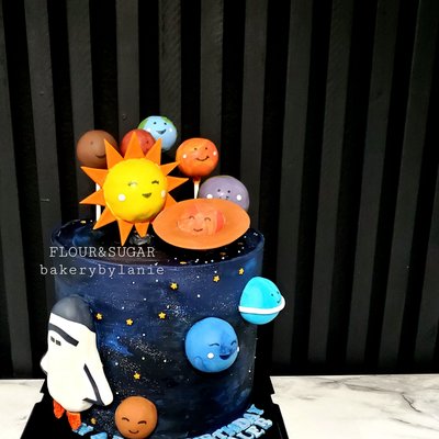 8" ROUND CUSTOM SINGLE TIER CAKE (Approx.20 Servings)
