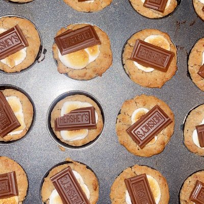 S'Mores Cookie Cups
