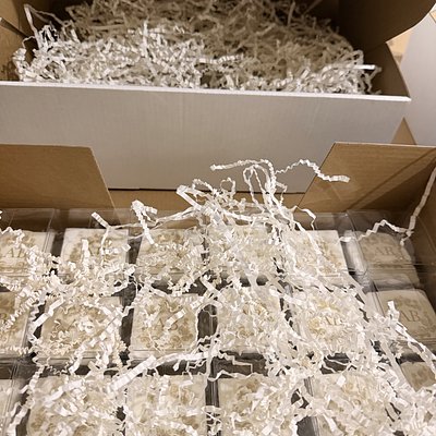 Boxed Iced Wedding Squares 