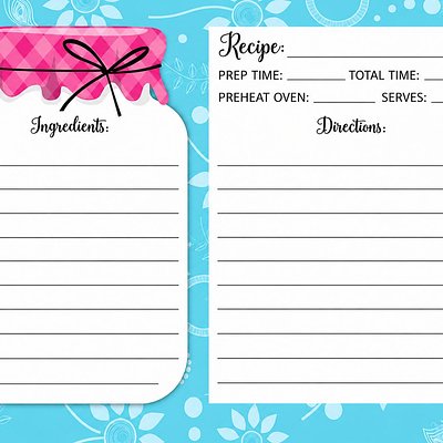 Recipe Cards # 17