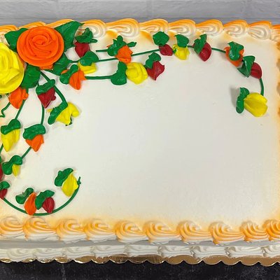 1/4 Sheet Cake 