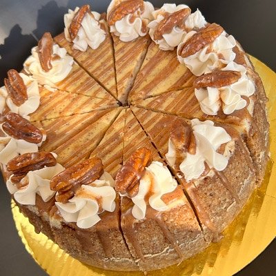 “8 Butter Pecan Cheesecake