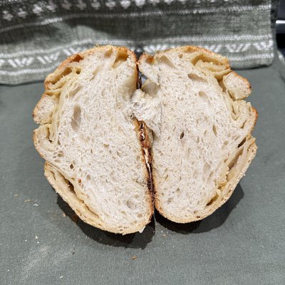 Garlic Parmesan Sourdough Bread 