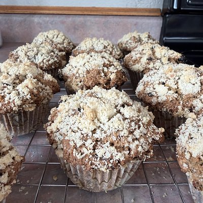 Sourdough Blueberry Crumble 