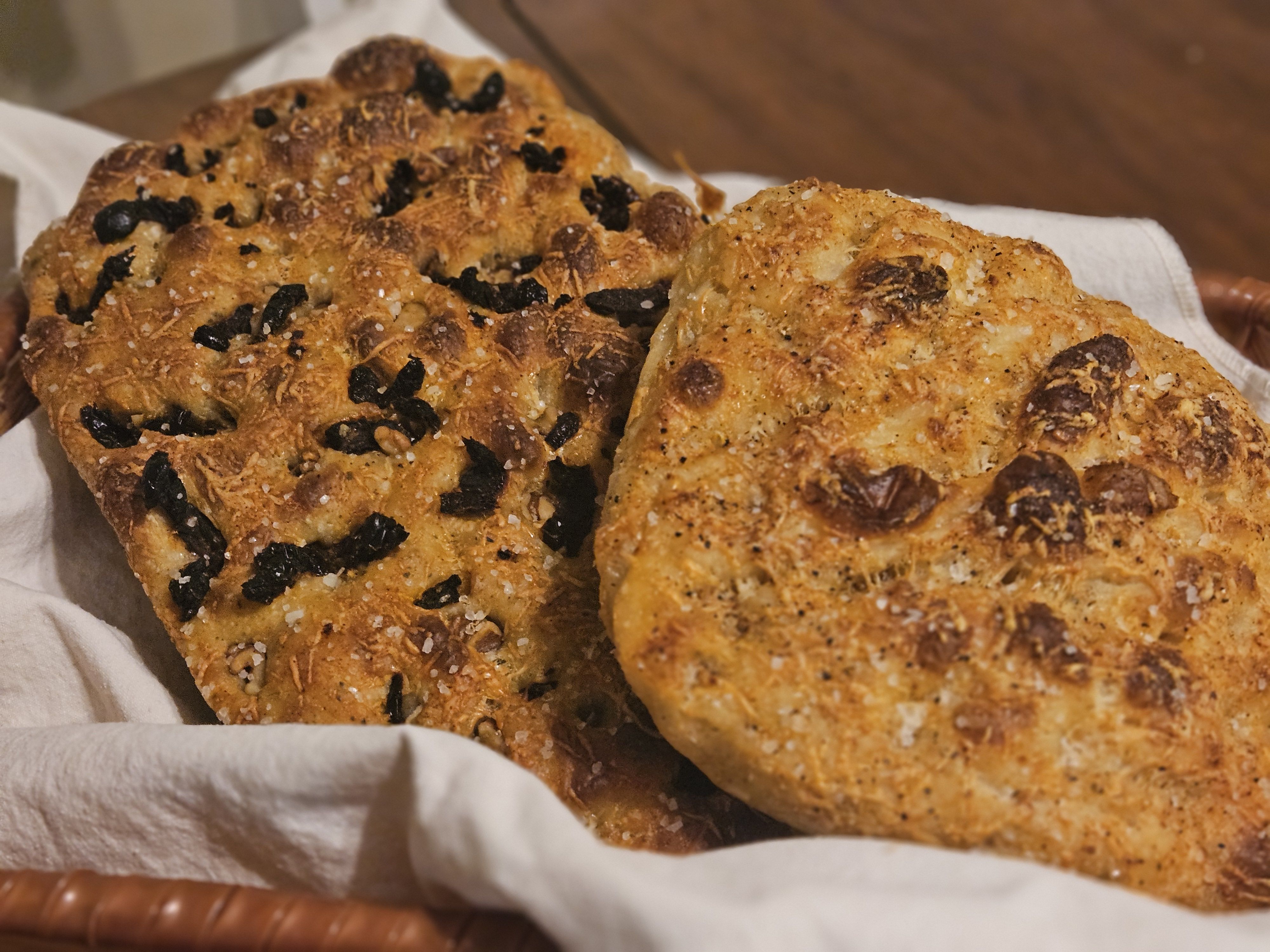 Walnut And Sundried Tomato Focaccia
Bread
