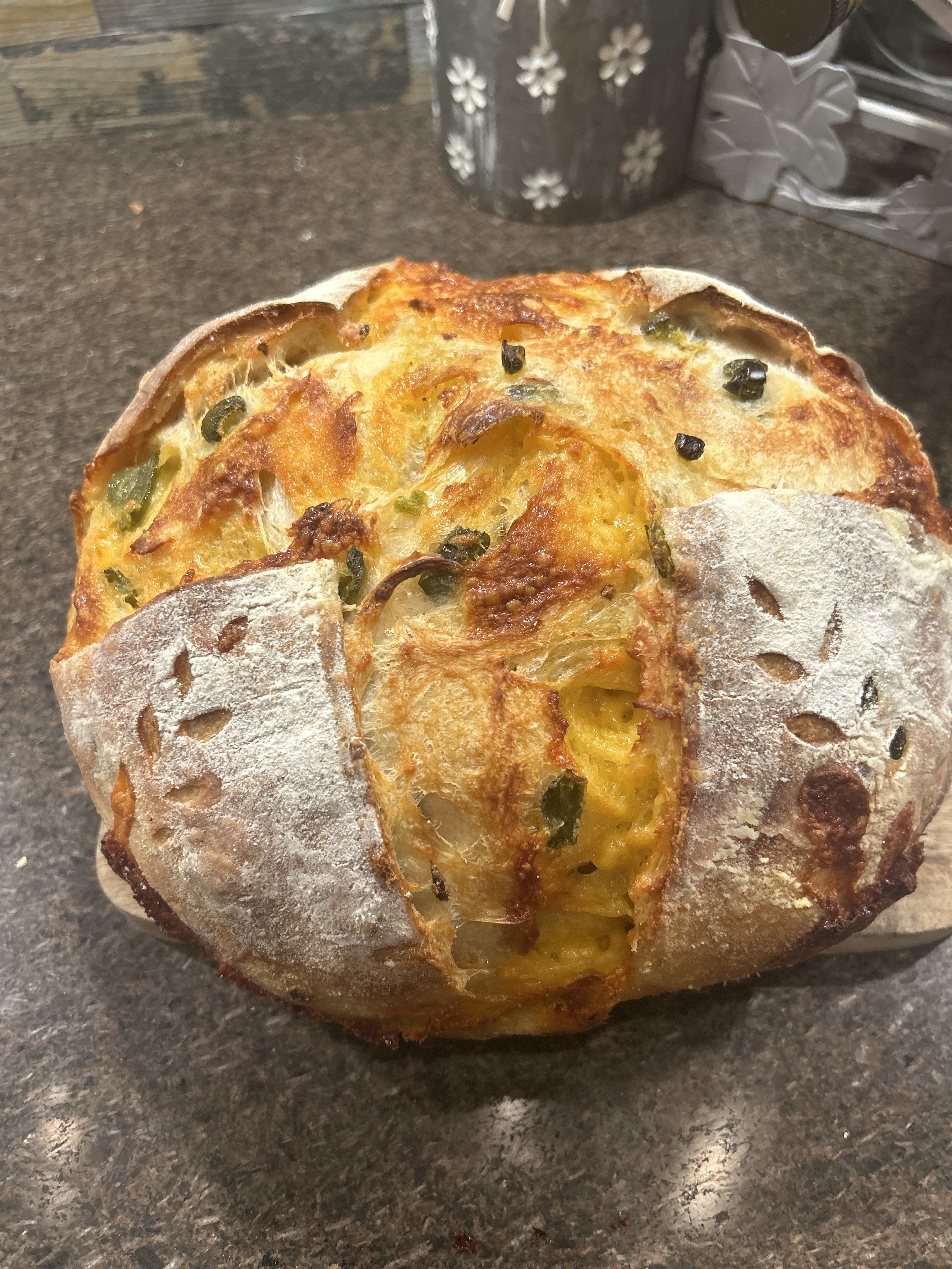 Jalapeño Cheddar Sourdough 