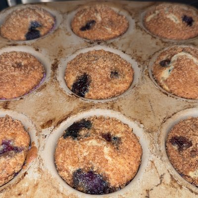 Blueberry Crumb Muffins 