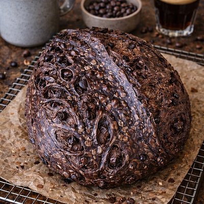 ☕️🫘Dutch Café – Cocoa, Espresso & Chocolate Chip Loaf