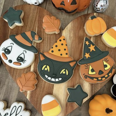 Vintage Halloween Sugar Cookies 