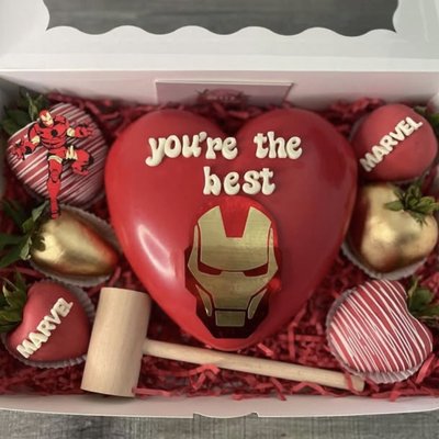 You’re The Best Breakable Heart With 6 Strawberries