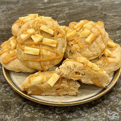 4 oz Caramel Apple Cookie - Half Dozen