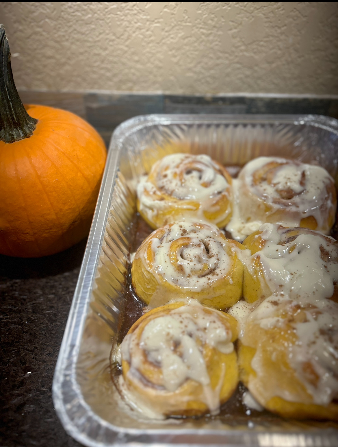 Pumpkin Cinnamon Rolls