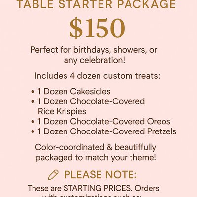 Party Package # 1 