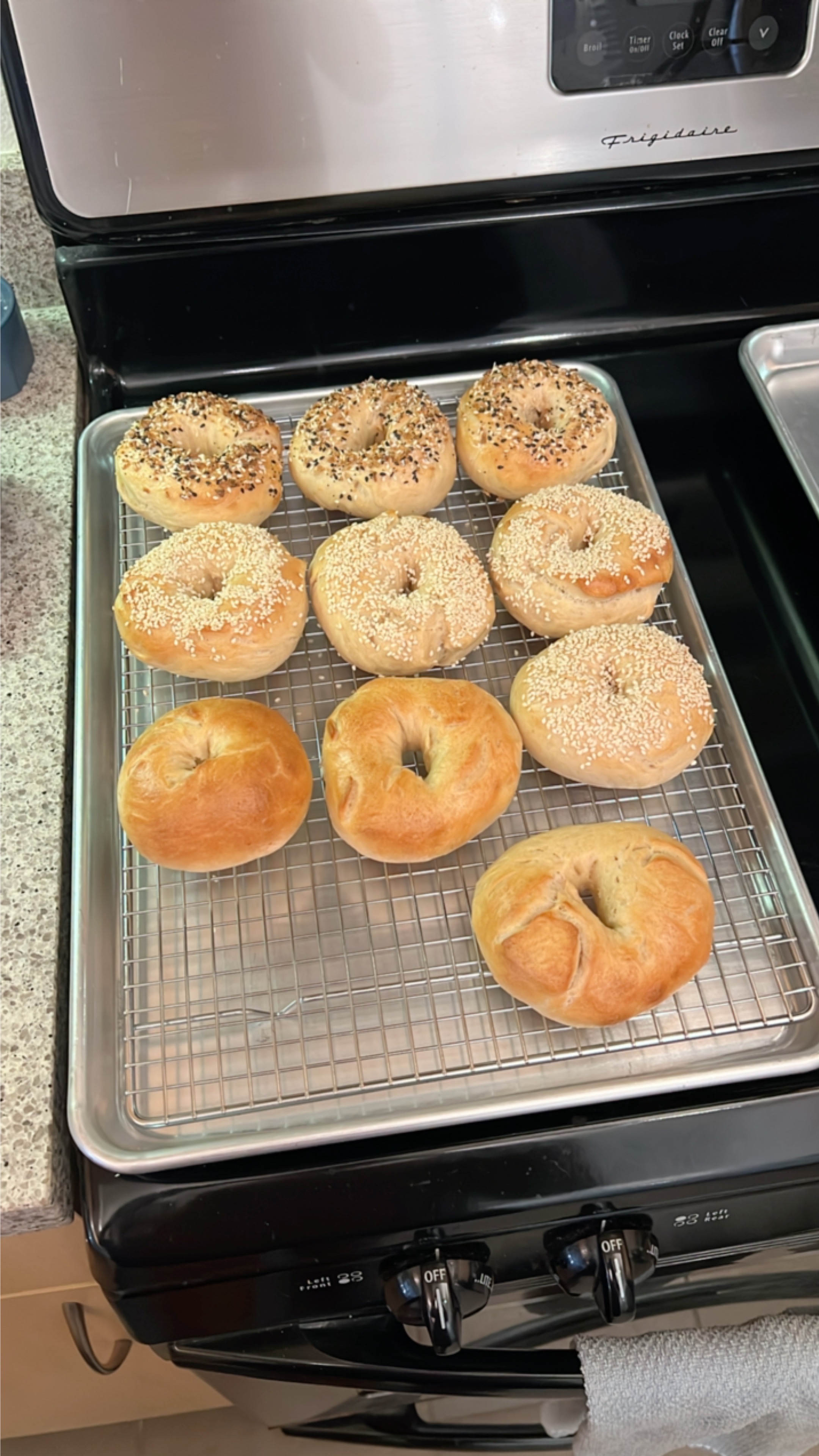Sourdough Bagels