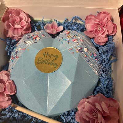 Birthday Blue Breakable Heart
